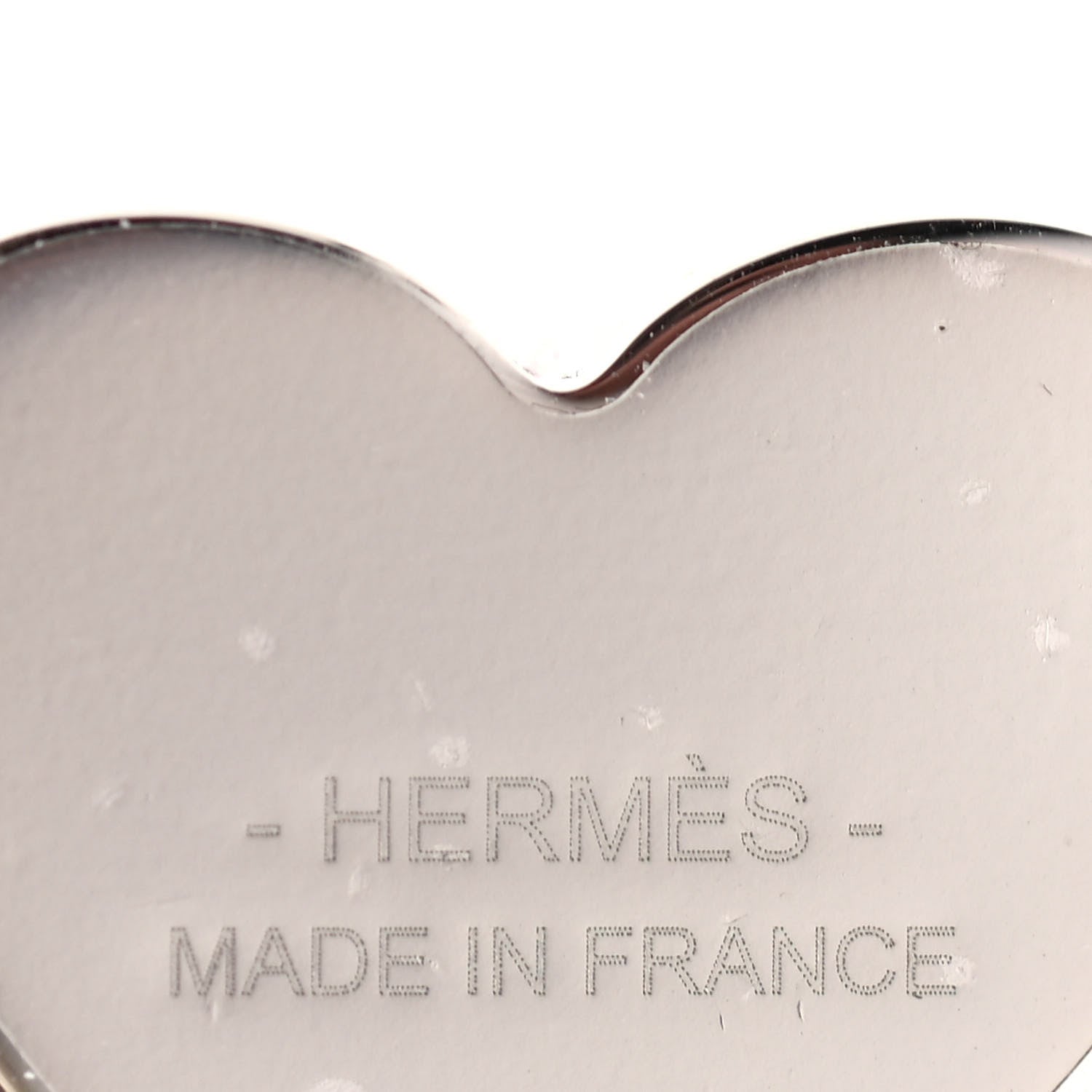 Hermes Palladium Coeur Tea Time Scarf Ring Rouge 3 of 4