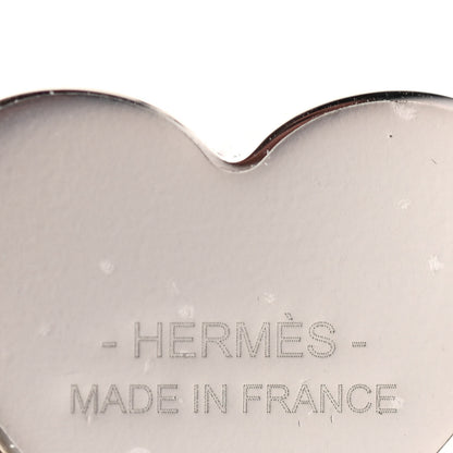 Hermes Palladium Coeur Tea Time Scarf Ring Rouge 3 of 4