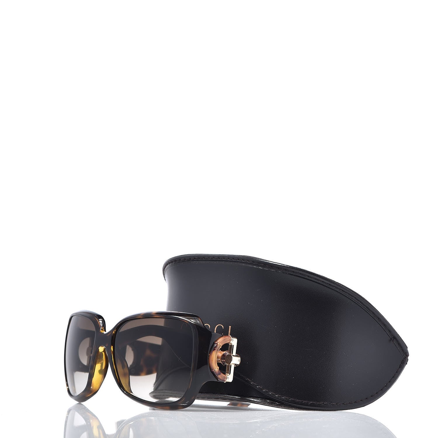 Gucci Bamboo Horsebit Sunglasses GG 2969/S Tortoise 8 of 8