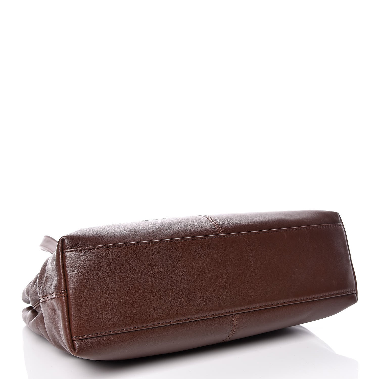 Chanel Calfskin CC Shoulder Bag Brown 4 of 10