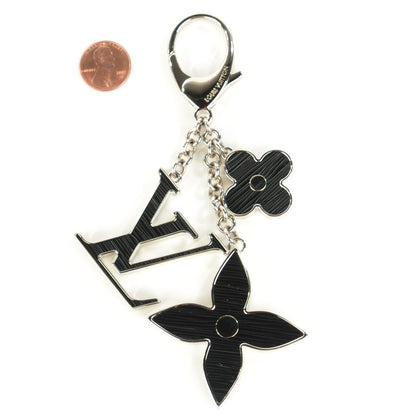 Louis Vuitton Electric Epi Fleur d'Epi Bag Charm Black 2 of 5