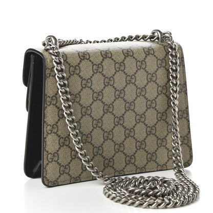 Gucci GG Supreme Monogram Mini Dionysus Shoulder Bag Black 3 of 10