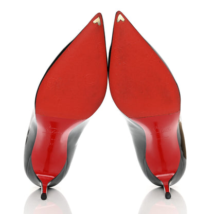 Christian Louboutin Patent Decollete 554 85 Pumps 37 Black 5 of 10