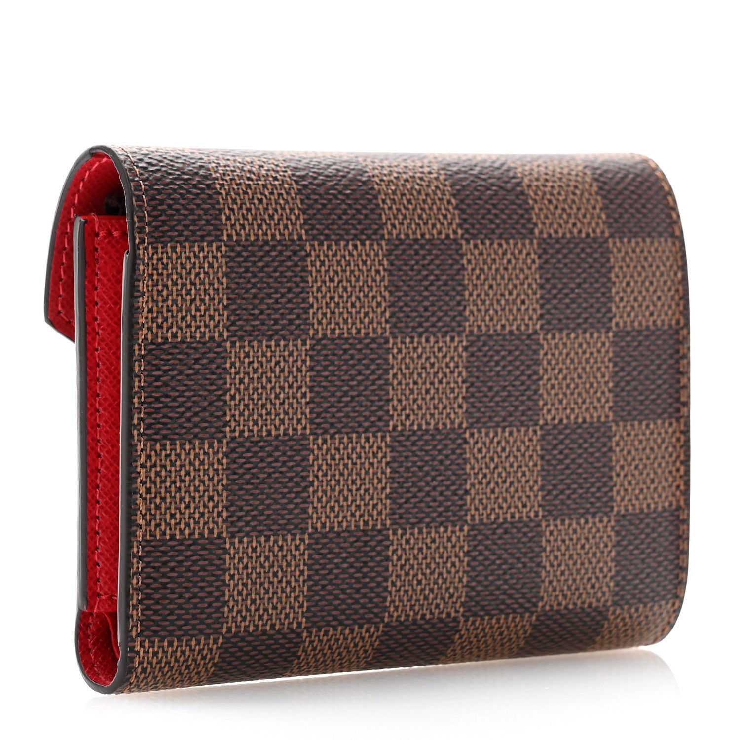 Louis Vuitton Damier Ebene Victorine Wallet Cherry 3 of 7