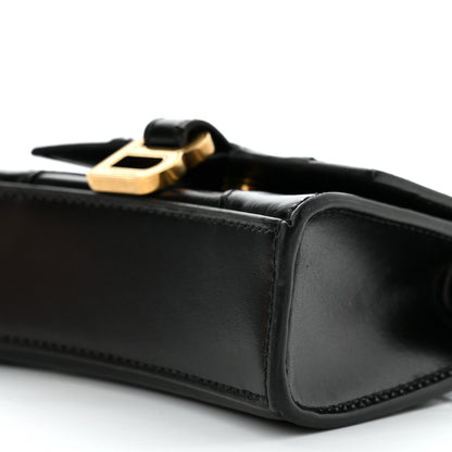 Balenciaga Shiny Box Calfskin Hourglass Top Handle Bag Mini Black 9 of 12