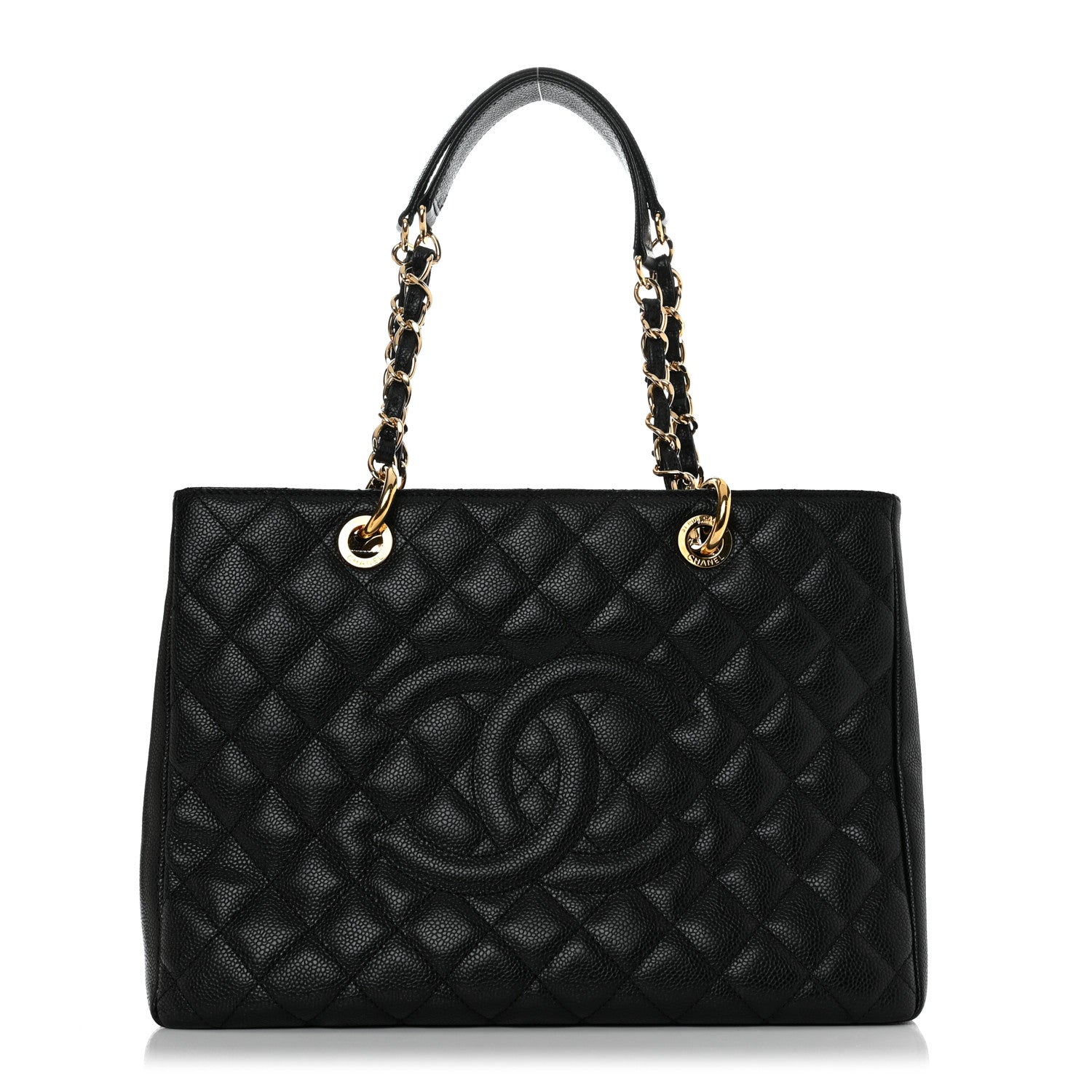 Chanel Caviar Quilted Grand Shopping Tote GST Black 1 of 10