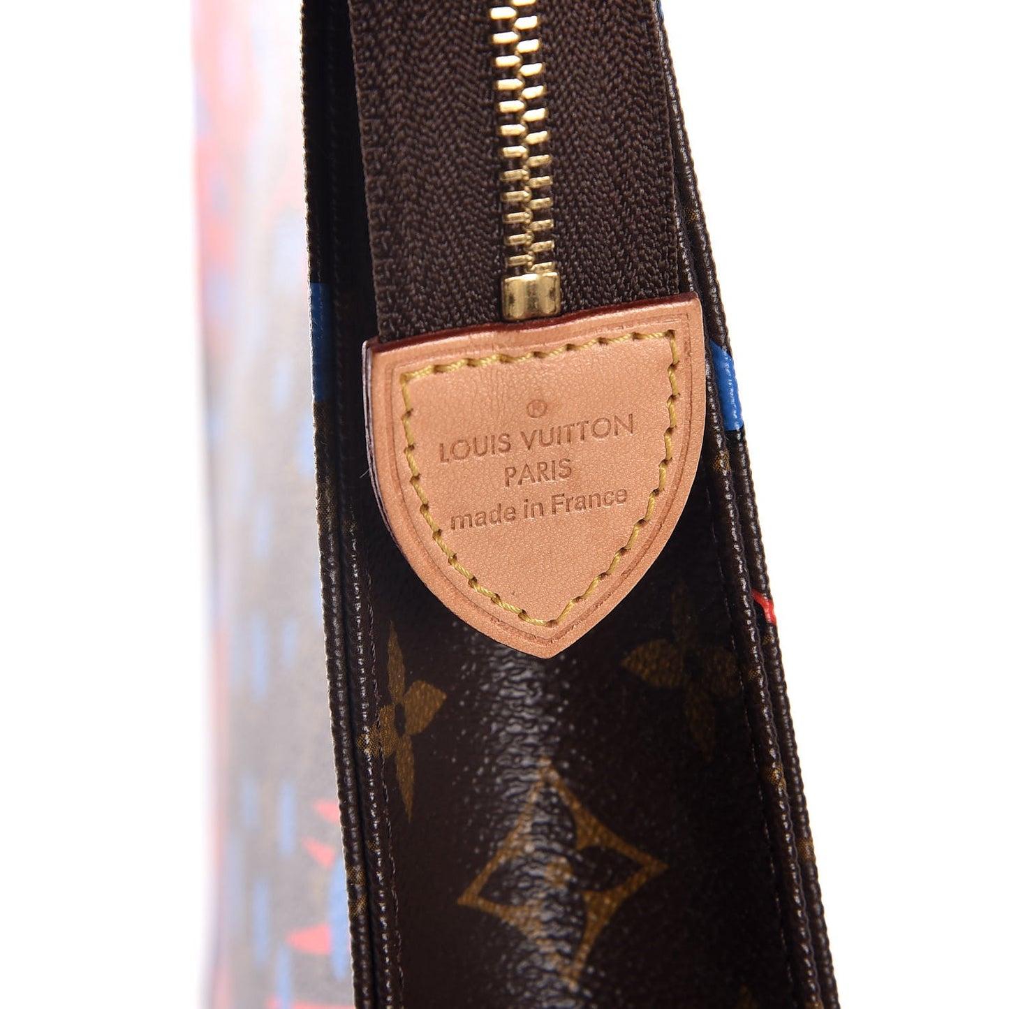 Monogram Jungle Dots Toiletry Pouch 26 Coquelicot Denim