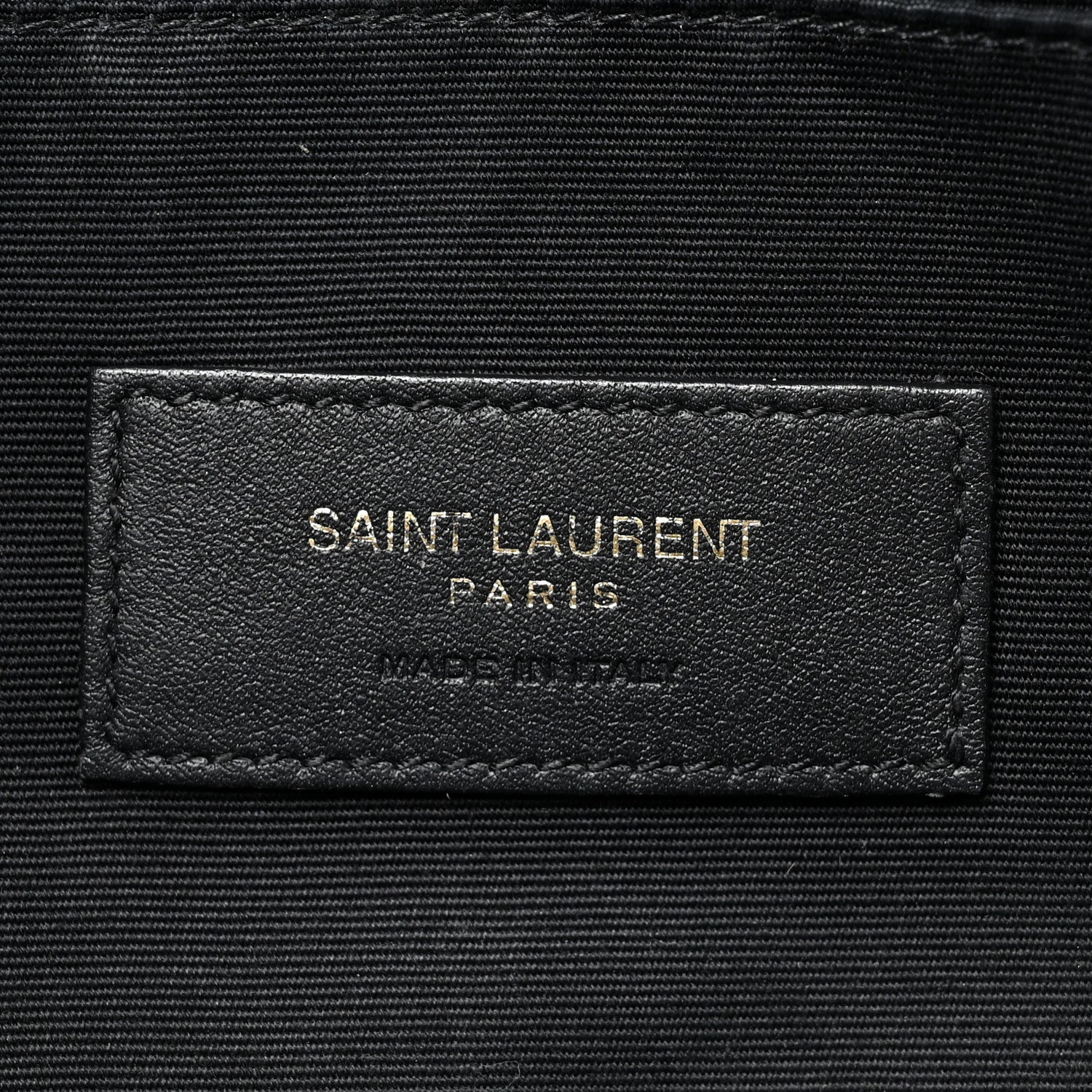 Saint Laurent Grain De Poudre Monogram Belt Bag Black 7 of 15