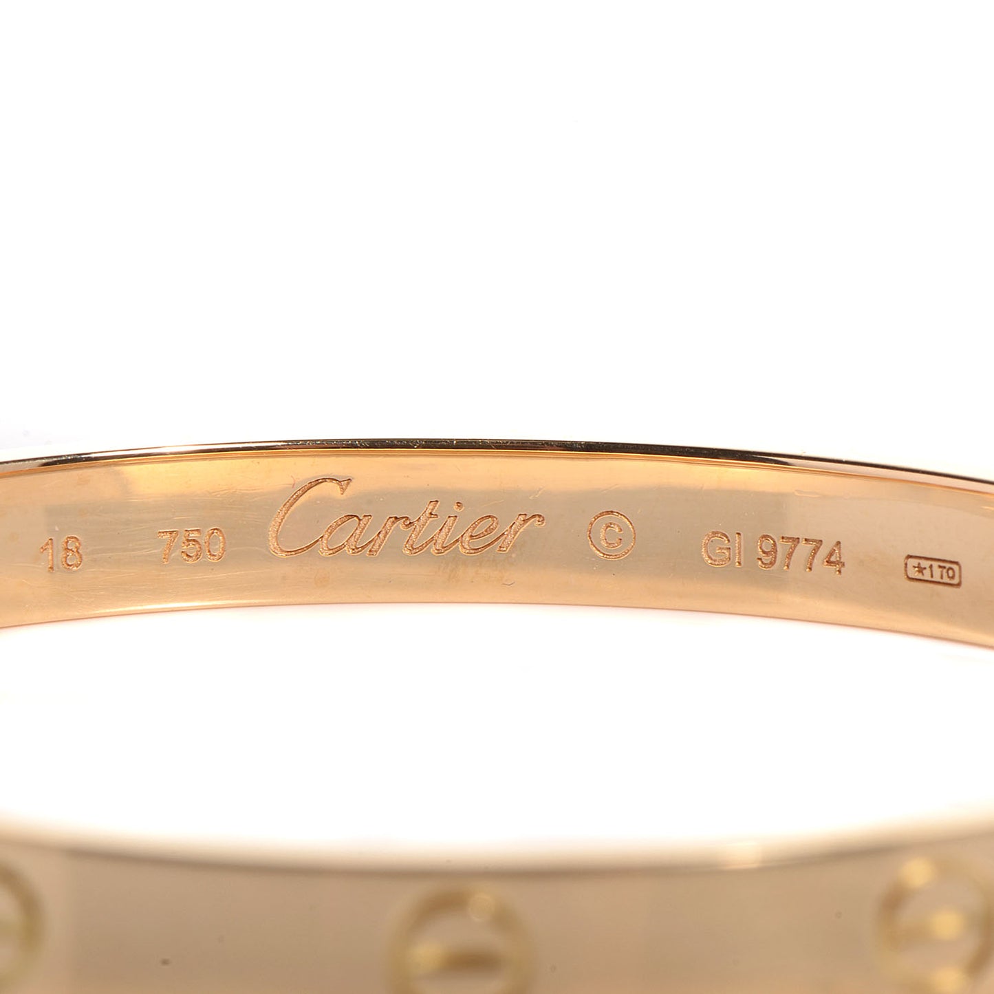 18K Yellow Gold LOVE Bracelet 18