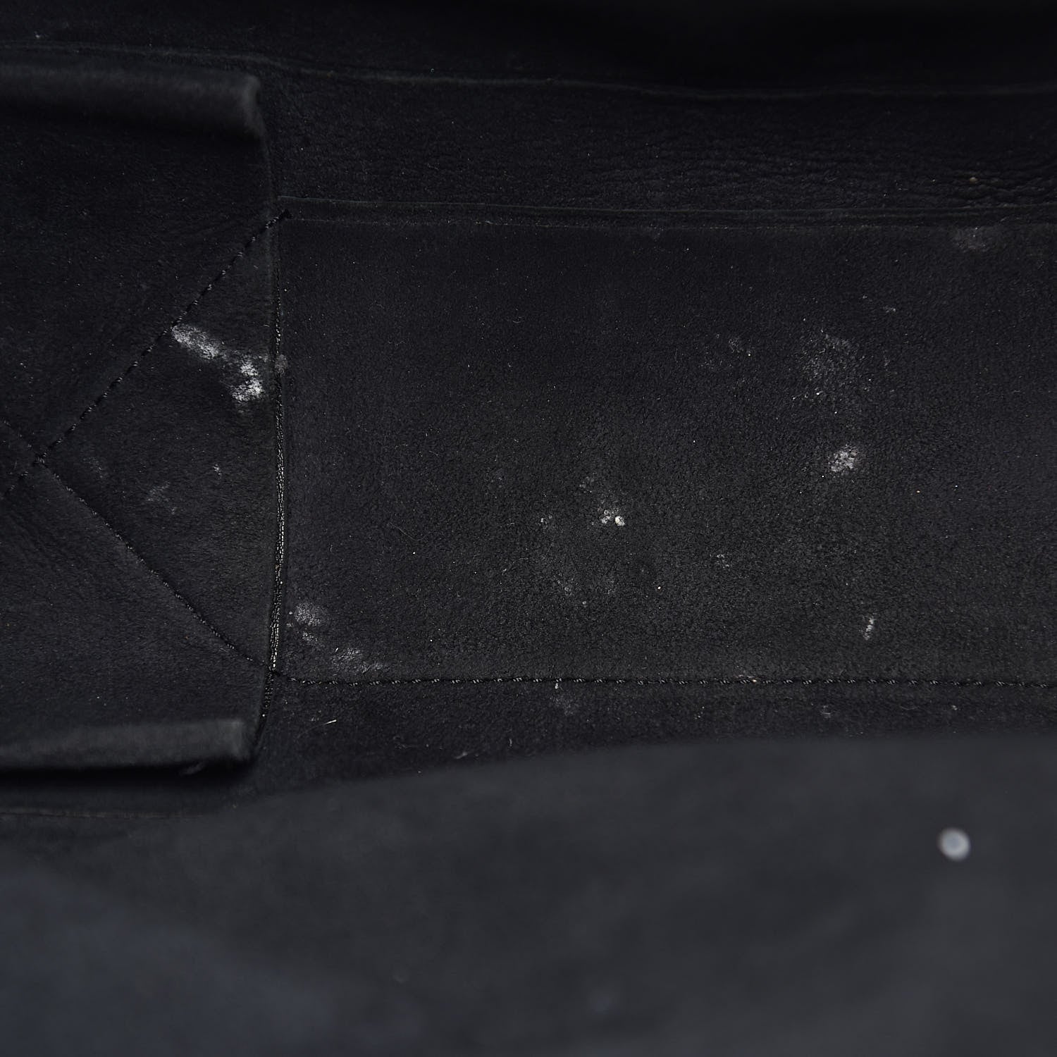 Celine Lambskin Vertical Bi-Cabas Petrol Black 11 of 18