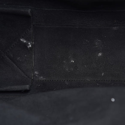 Celine Lambskin Vertical Bi-Cabas Petrol Black 11 of 18