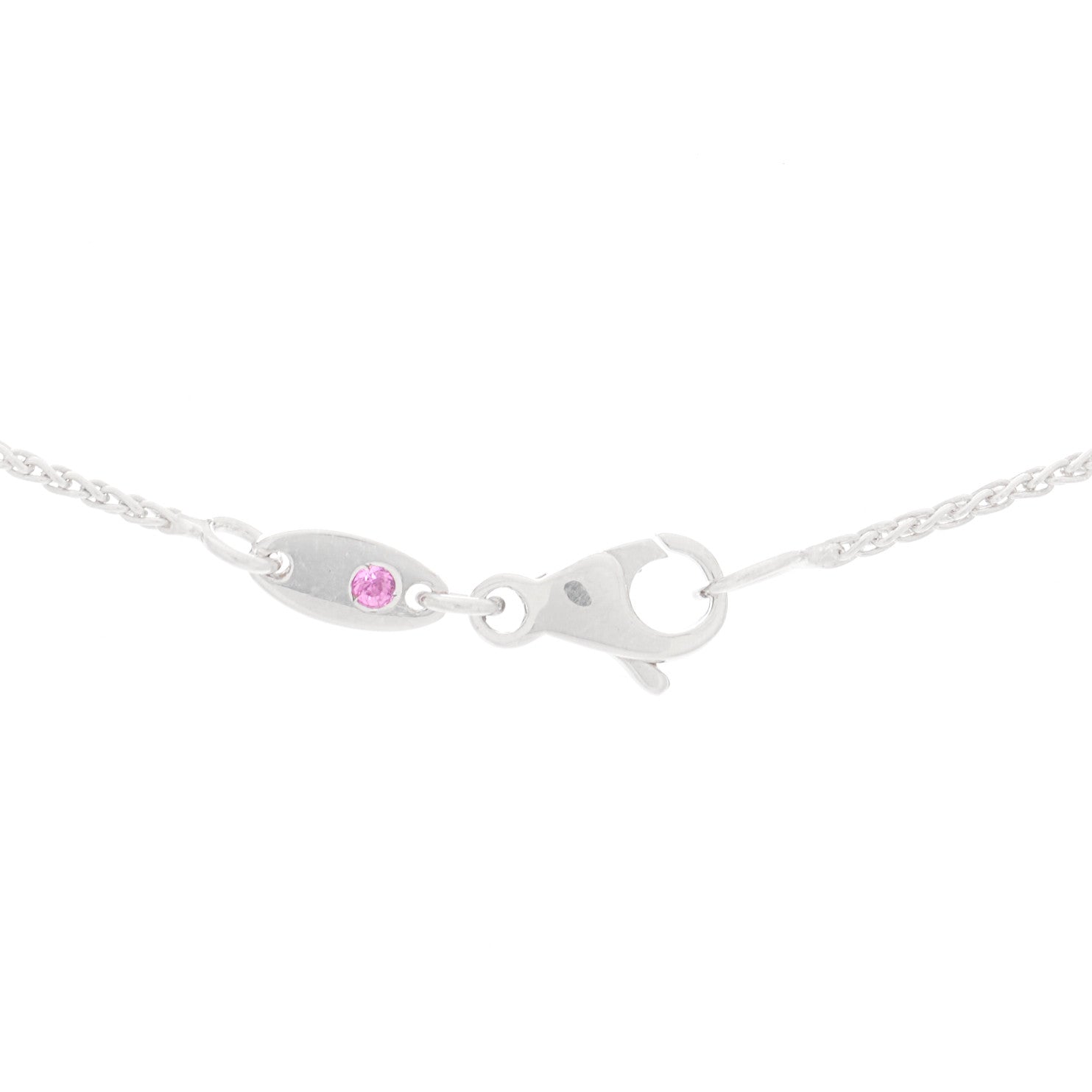 Roberto Coin 18K White Gold Three Diamond Drop Pendant Necklace 4 of 5