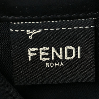 Fendi Vitello Cruise F is Fendi Bi-Color FF 1974 Embossed Continental Envelope Wallet Maya Black 6 of 7