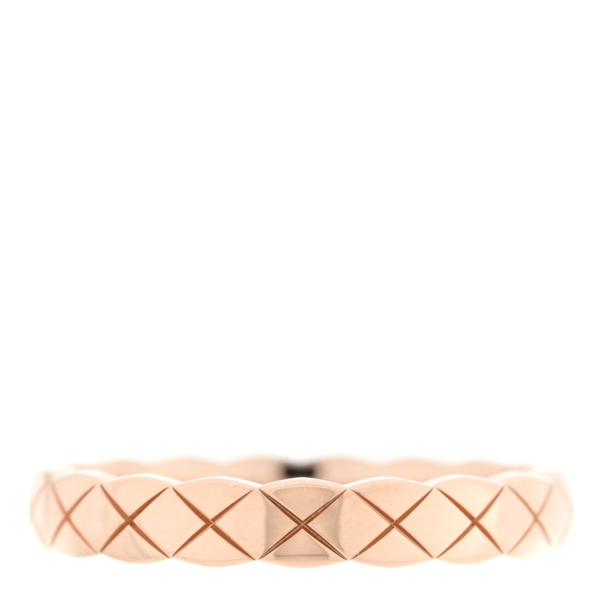18K Beige Gold Mini Coco Crush Ring 54 6.75