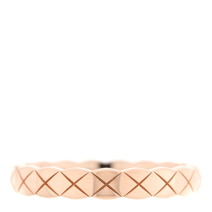 Chanel 18K Beige Gold Mini Coco Crush Ring 54 6.75 3 of 5