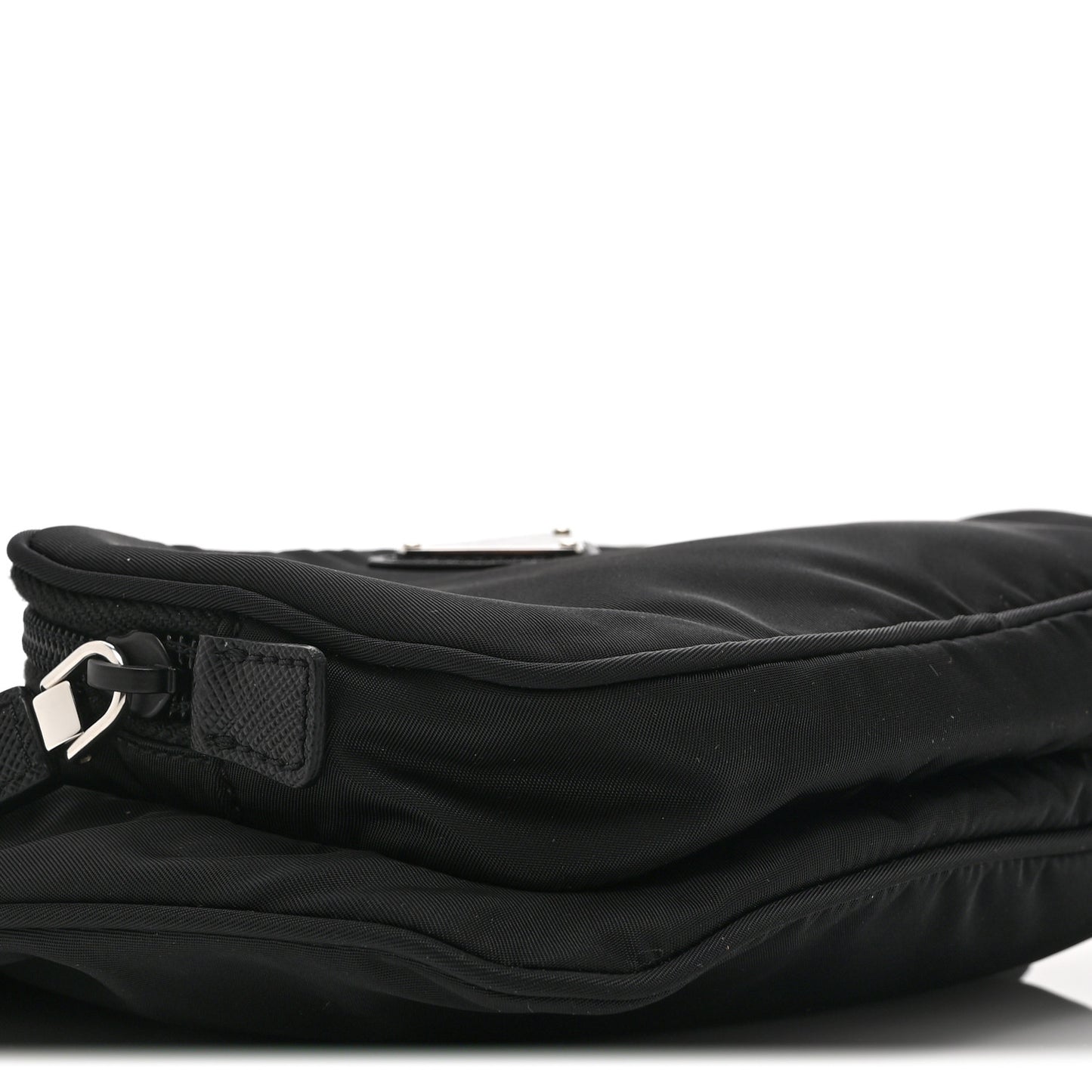 Re-Nylon Saffiano Belt Bag Black