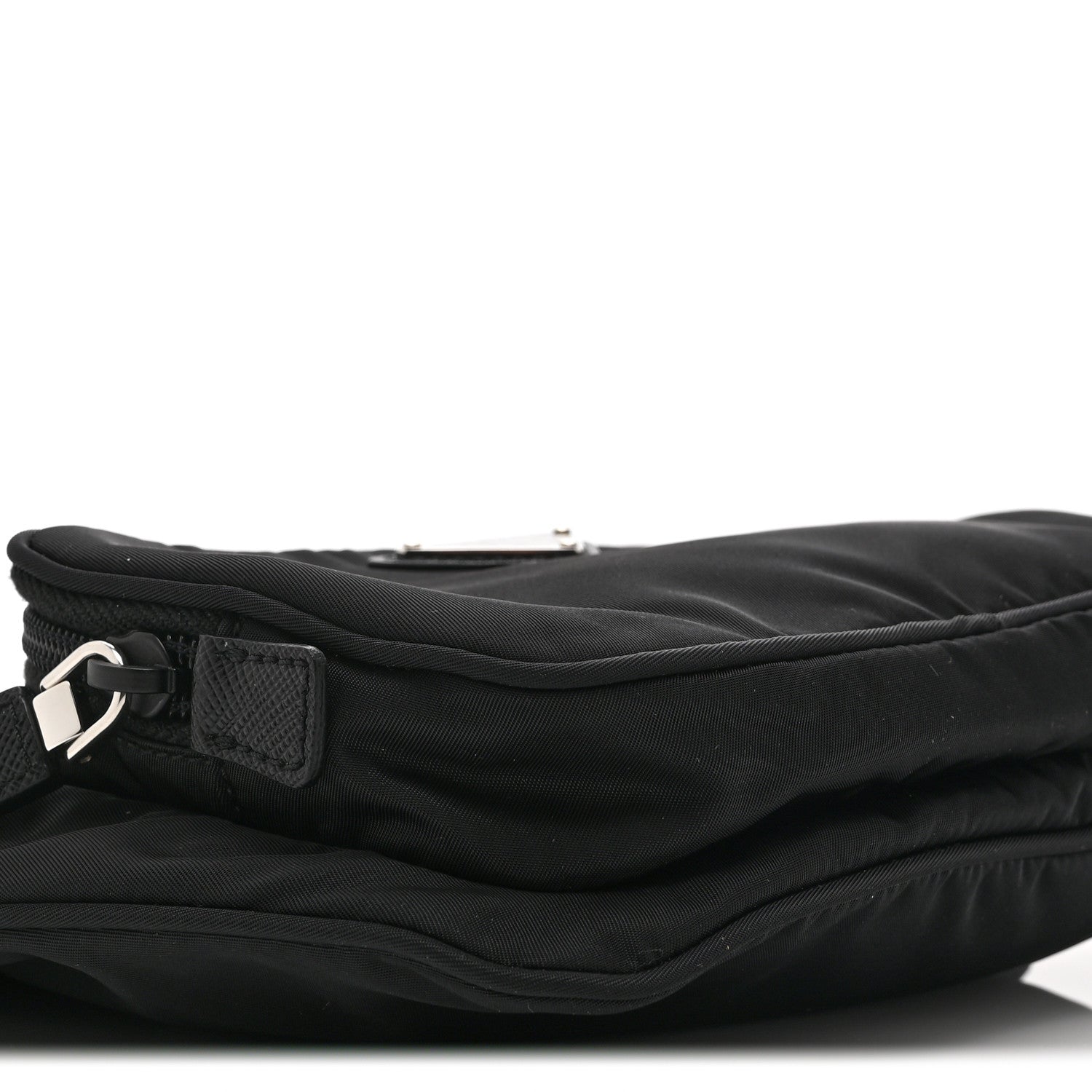Prada Re-Nylon Saffiano Belt Bag Black 10 of 11