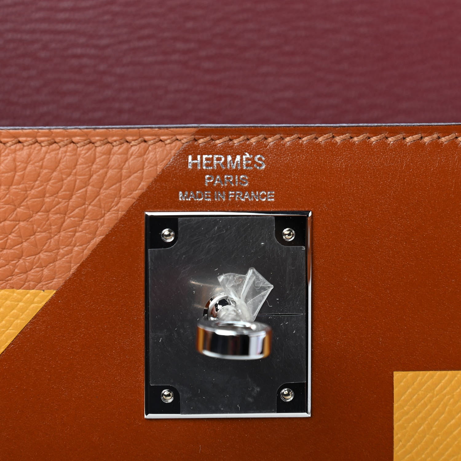 Hermes Taurillon Clemence Epsom Tadelakt Kellygraphie Lettre S Kelly Sellier 28 Toffee Ambre Fauve 11 of 23