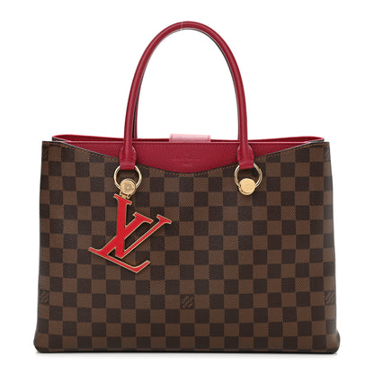 Louis Vuitton Damier Ebene LV Riverside Lie De Vin 1 of 10