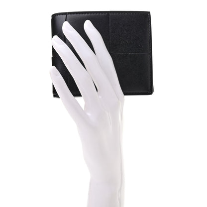 Bottega Veneta Calfskin Intrecciato Bi-Fold Wallet Black 2 of 7