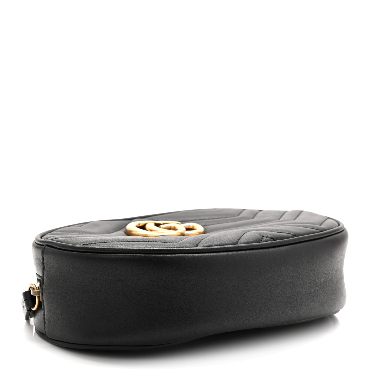 Calfskin Matelasse GG Marmont Belt Bag 95 38 Black