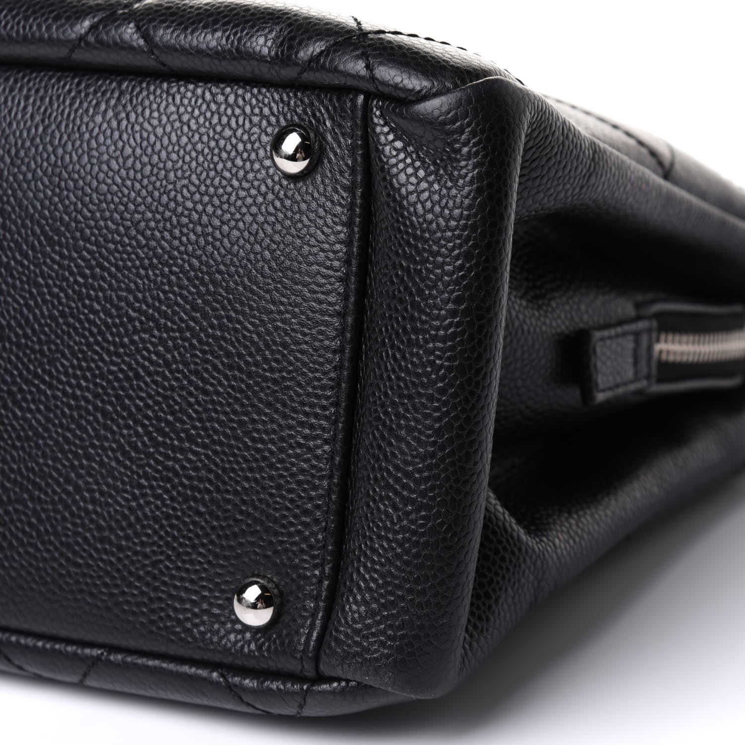 Chanel Caviar Quilted Timeless CC Soft Tote Black 9 of 11