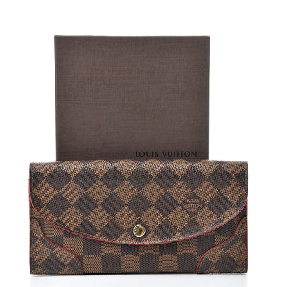 Louis Vuitton Damier Ebene Caissa Wallet Cherry 8 of 8