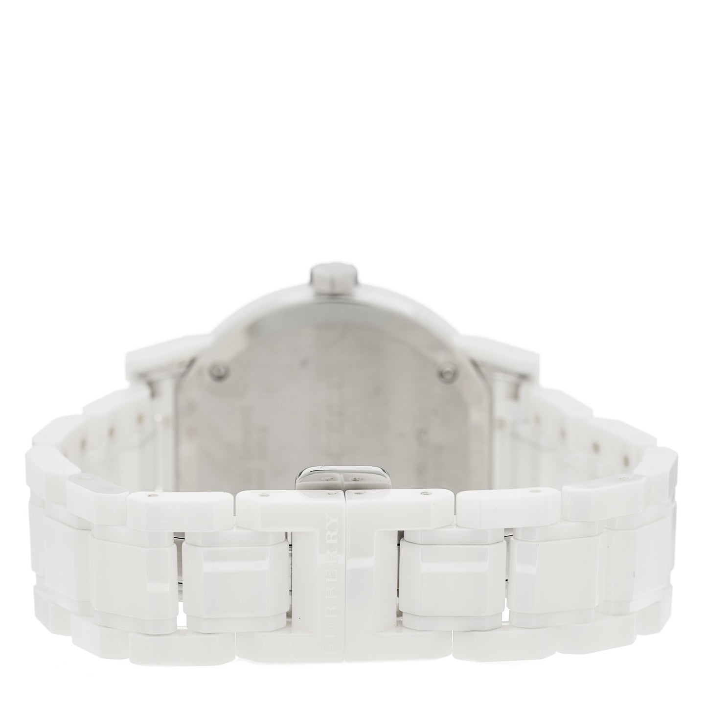 Stainless Steel Ceramic 34mm Quartz Watch White BU9180