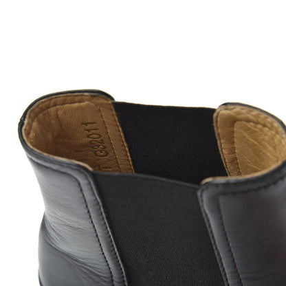 Chanel Calfskin Elastic Short Boots 38 Black 8 of 8