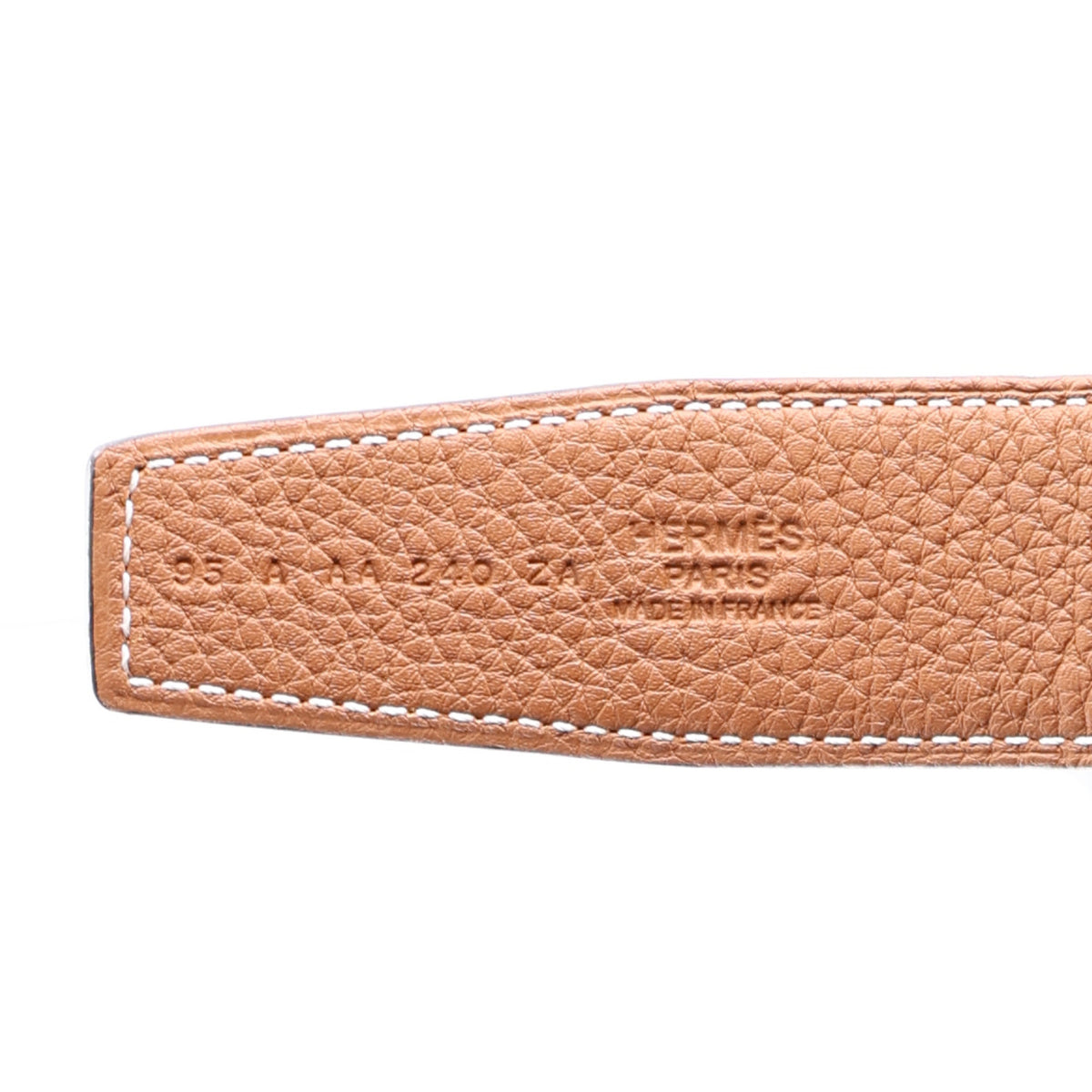 Hermes Box Togo 32mm Constance Belt 95 38 Black Gold 5 of 6