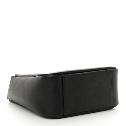 Saint Laurent Grained Calfskin Small Le 5 A 7 Soft Hobo Black 4 of 10