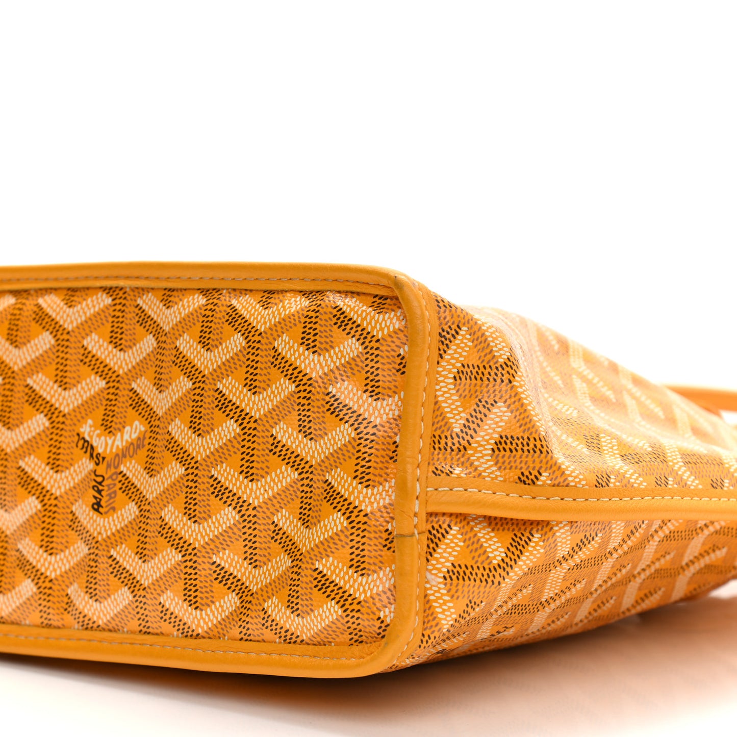 Goyardine Reversible Mini Anjou Yellow