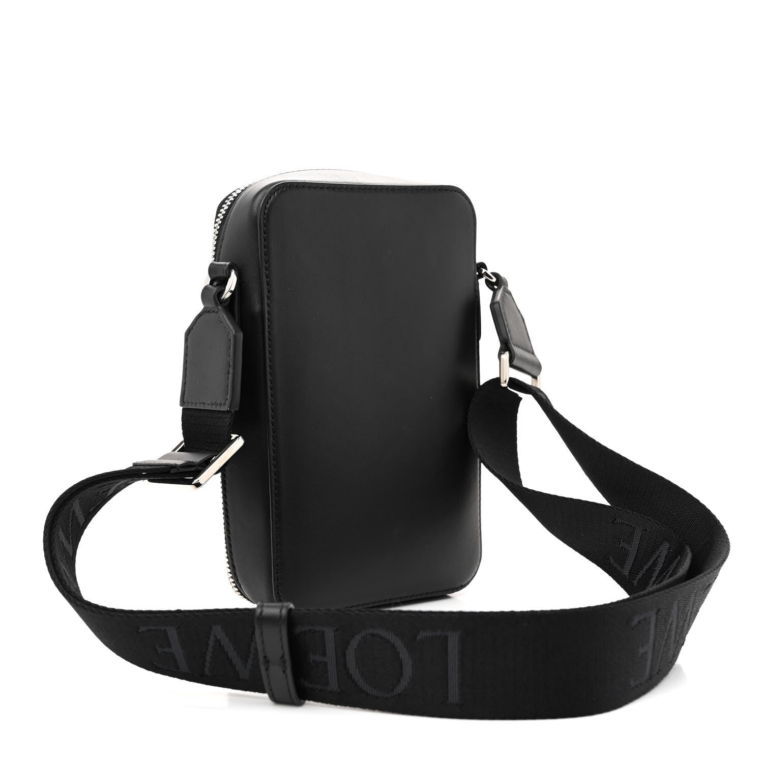 Loewe Smooth Calfskin Vertical Pocket Crossbody Black 3 of 10