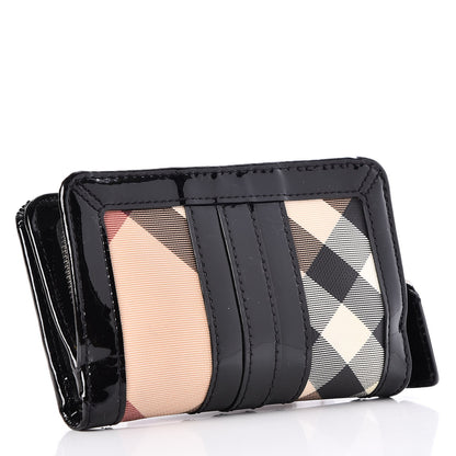 Burberry Supernova Check Penrose Continental Wallet Black 3 of 9