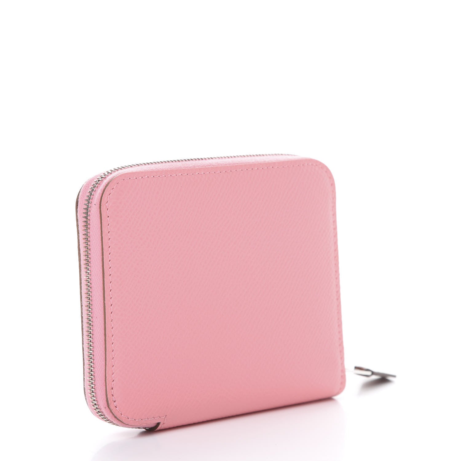 Hermes Epsom Silk'in Compact Wallet Rose Confetti 2 of 7