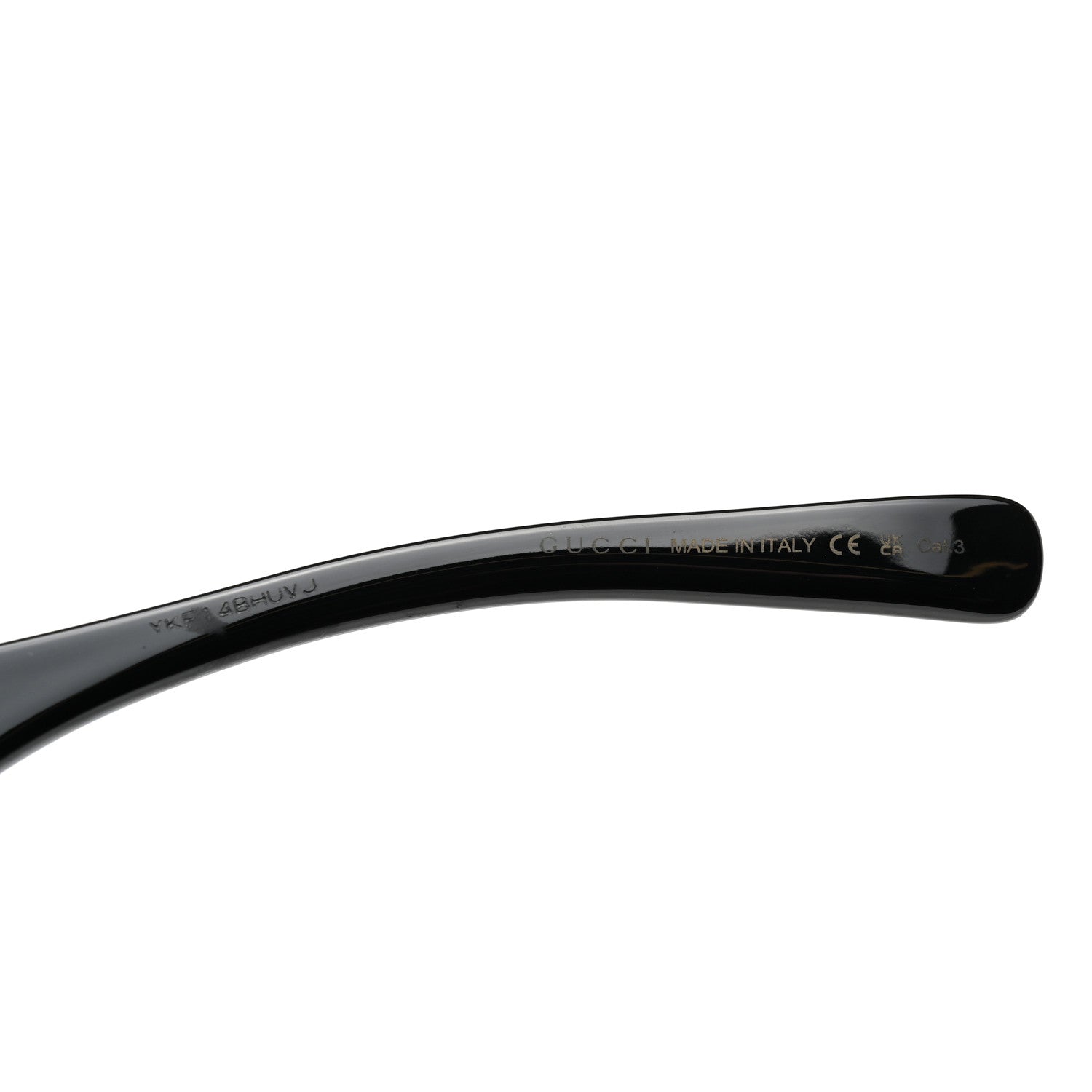 Gucci Acetate Shield GG0900S Sunglasses Black 5 of 8