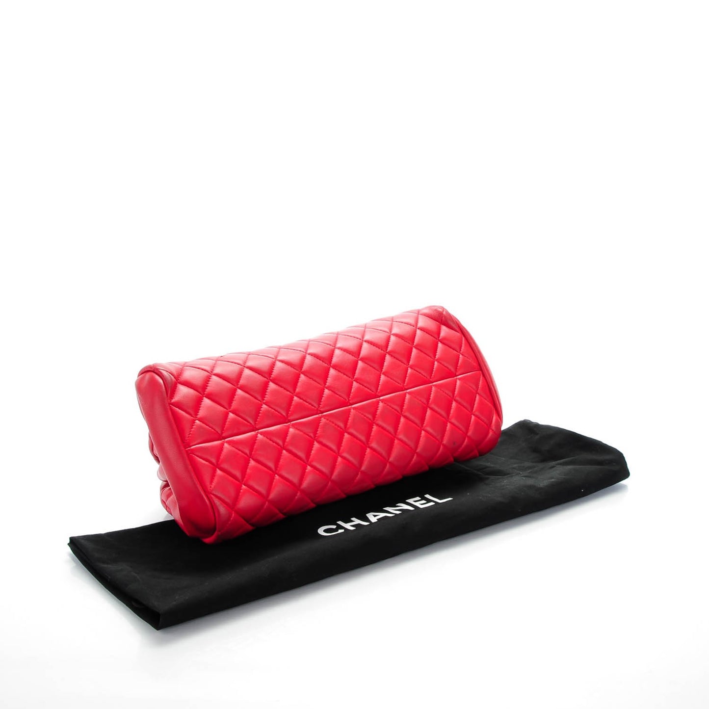 Lambskin Quilted Medium Just Mademoiselle Red