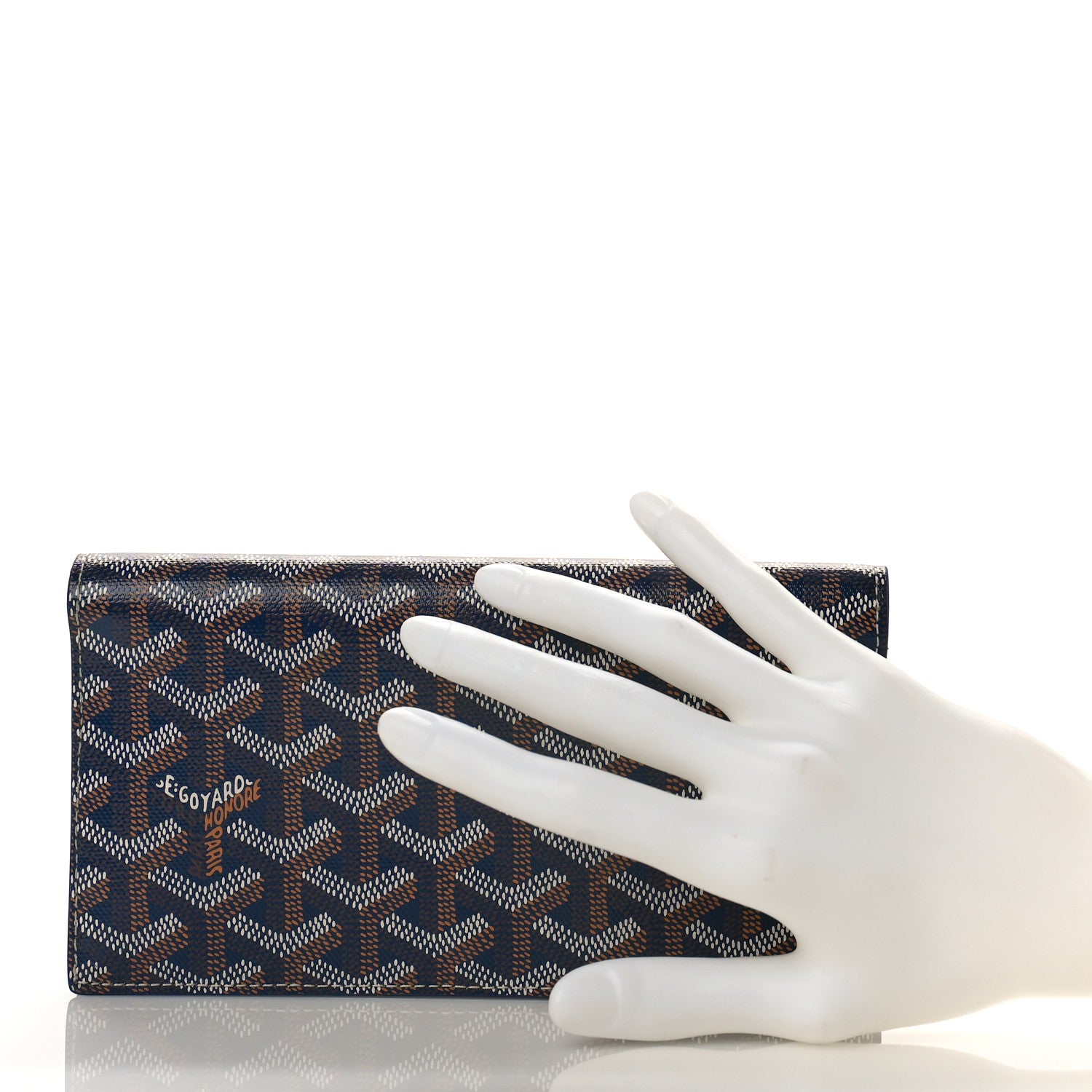 Goyard Goyardine Richelieu Wallet Navy 2 of 10
