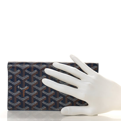Goyard Goyardine Richelieu Wallet Navy 2 of 10