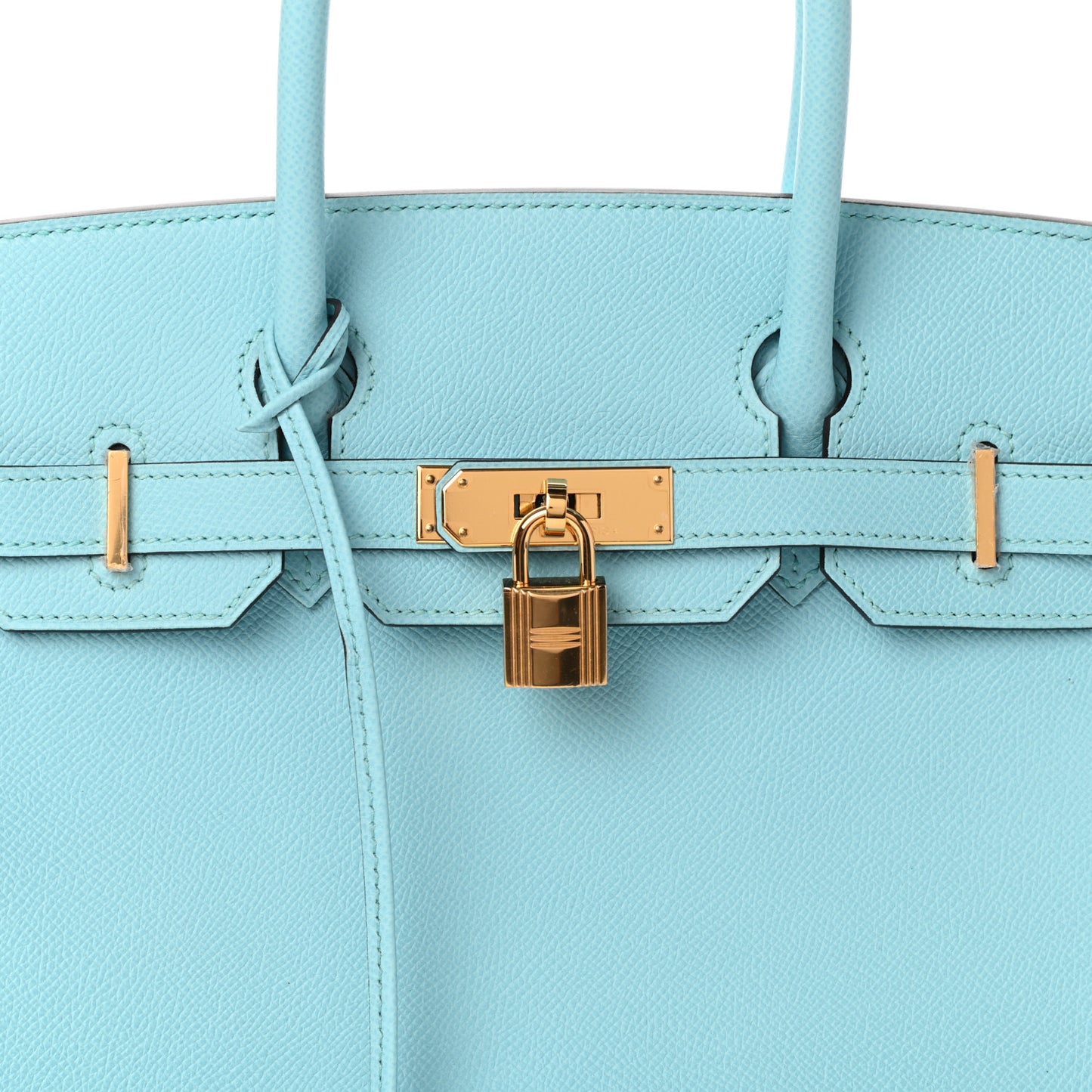 Epsom Birkin 30 Bleu Atoll