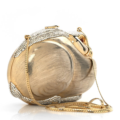 Judith Leiber Crystal Rabbit Minaudiere Case Gold Gold 4 of 14