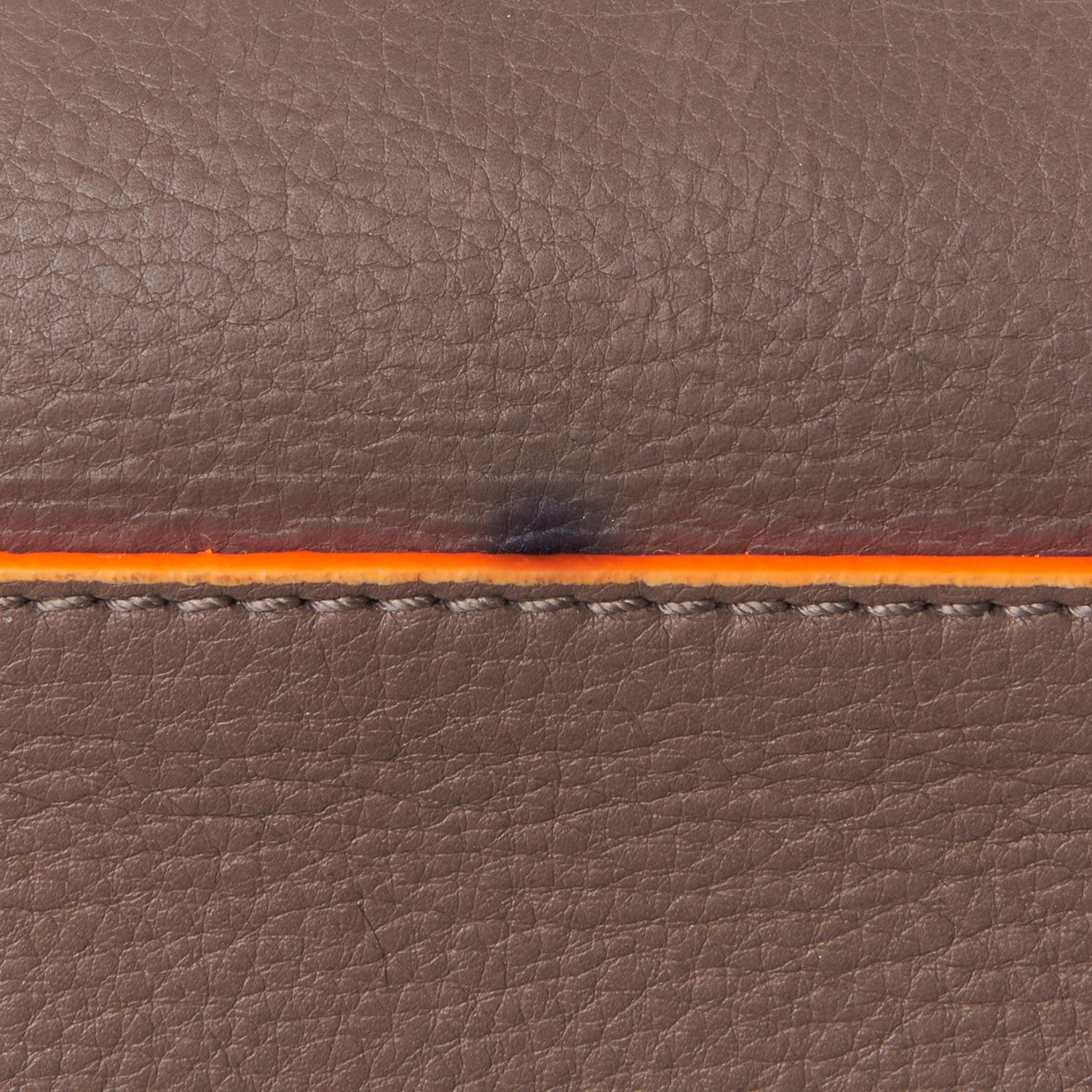 Celine Supple Calfskin Large Phantom Luggage Grey Orange 6 of 8