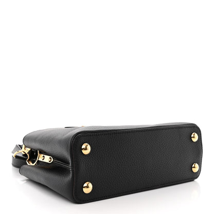 Louis Vuitton Taurillon Capucines BB Black 4 of 9