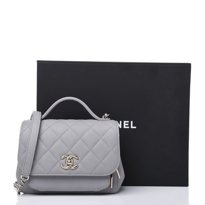 Chanel Caviar Quilted Small Business Affinity Flap Grey 13 of 13