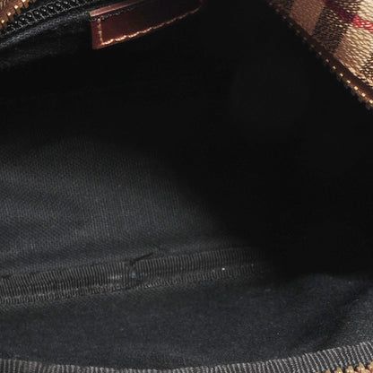 Burberry Haymarket Check Small Messenger Brown 7 of 17