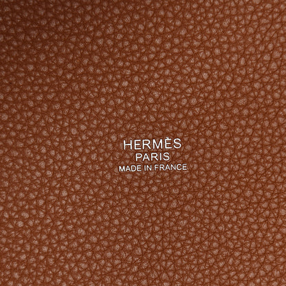 Hermes Taurillon Maurice Picotin Lock 18 PM Gold 6 of 10