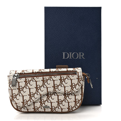 Christian Dior X CACTUS JACK Oblique Saddle Arm Pouch Coffee 10 of 10
