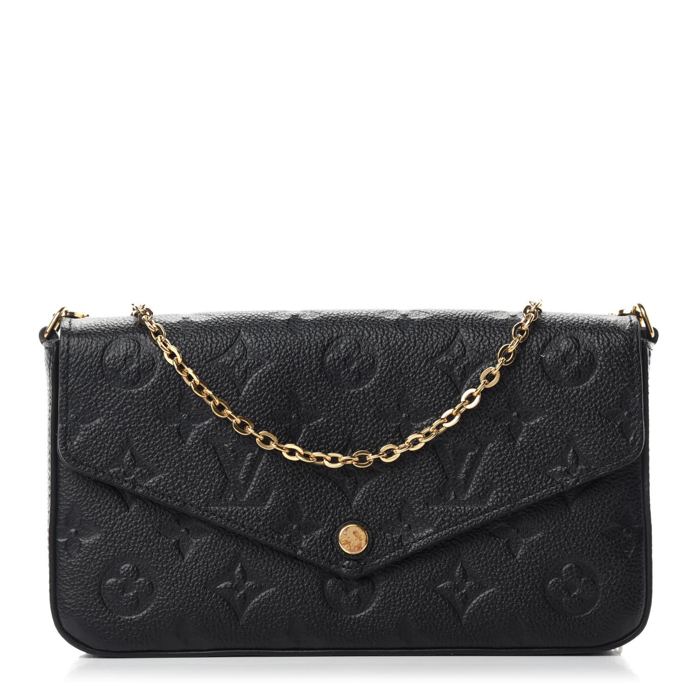 Empreinte Pochette Felicie Chain Wallet Black