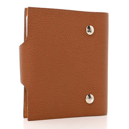 Hermes Togo Ulysse Mini Notebook Cover Gold 3 of 10