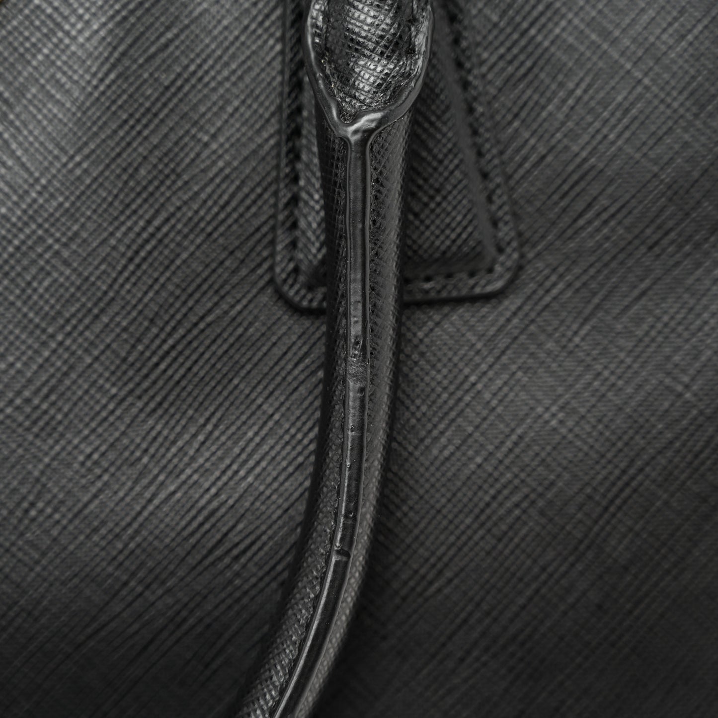 Saffiano Large Galleria Double Zip Tote Black